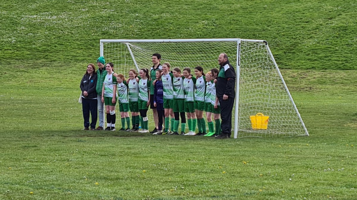 I'm so proud of being The Manager to this amazing group of girls @NorthwichVicsFC u12 girls. They won the top u12 @CheshireGirlsFL league yesterday in their first season together with 3 more games to play. #proud #girlsfootball #champions #football