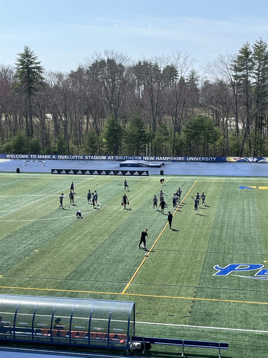 #NERevsII warming up before their Ouellette opener!