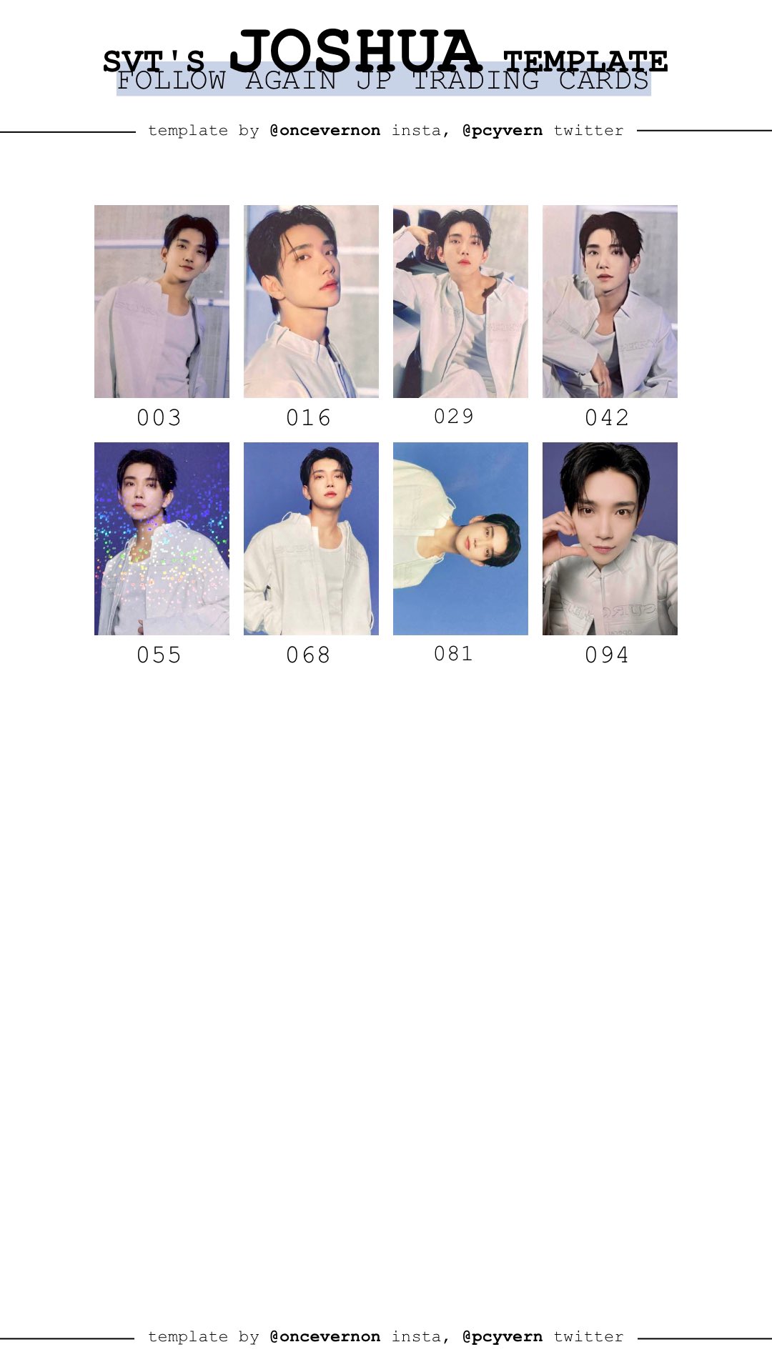 SEVENTEEN FOLLOW JAPAN TOUR AGAIN Photo card Official