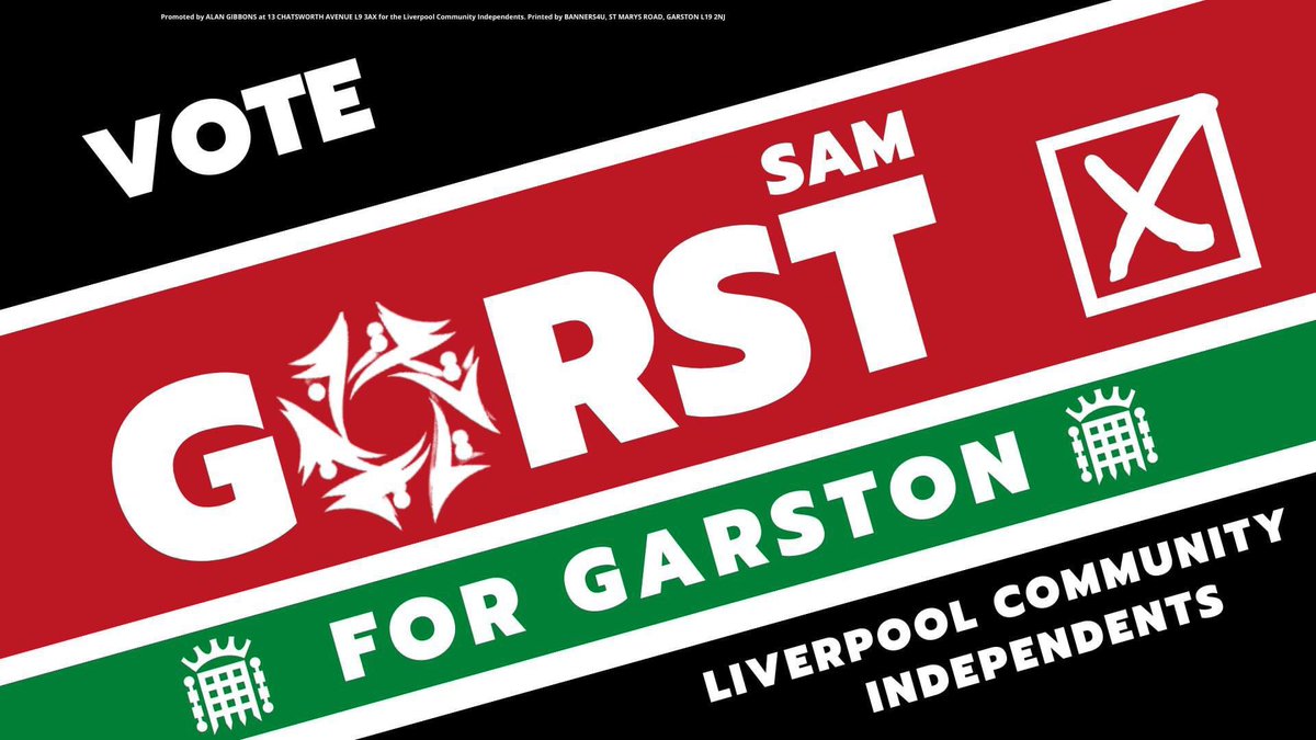 If you want to help a true socialist and community activist get to Parliament and remove a genocide-supporter then RT #Gorst4Garston & DM to join the team.