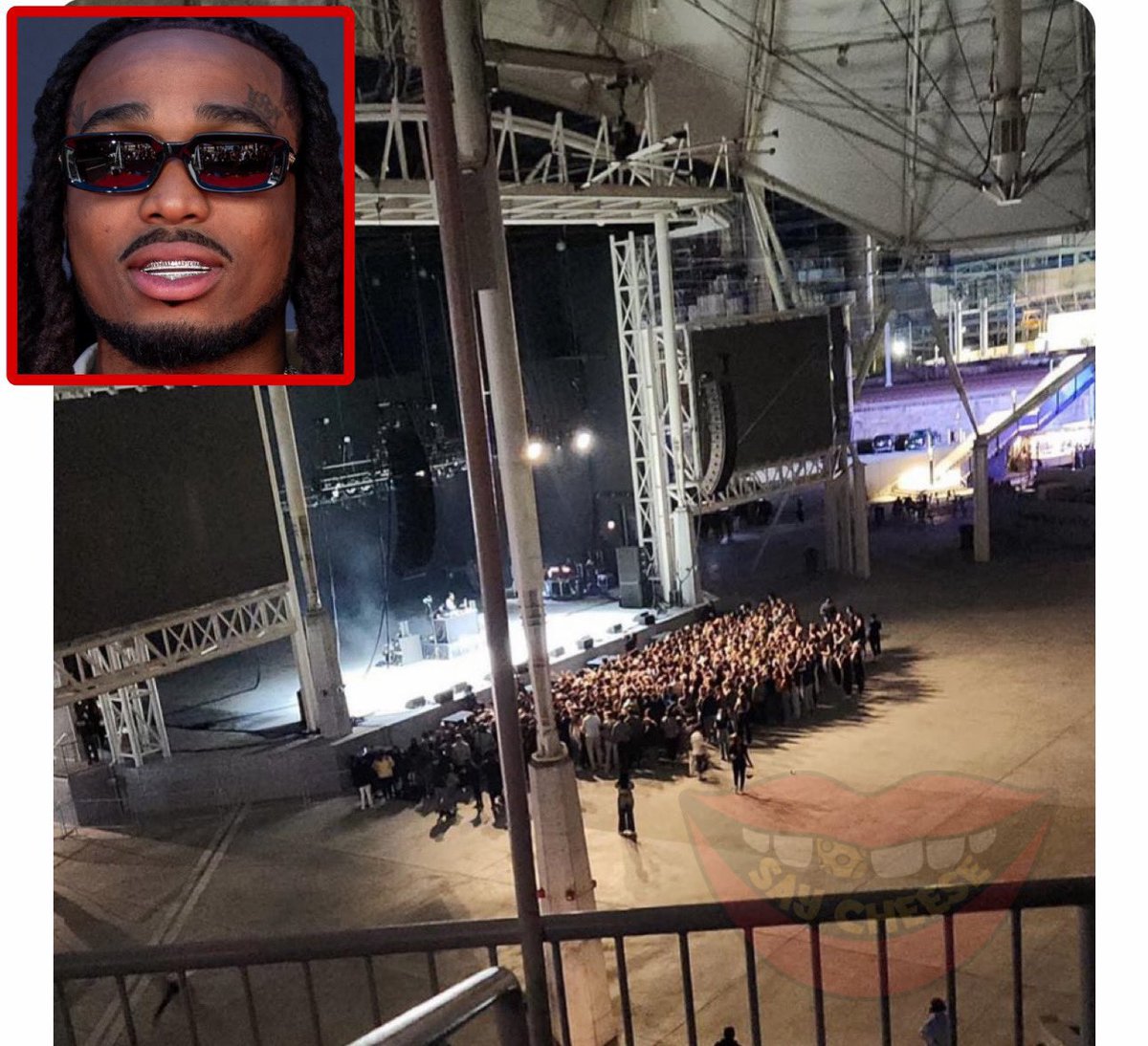 Topupxtreme's tweet photo. Quavo’s concert in Connecticut is going viral Christ Brown Brought all the tickets so the show can be empty 😂😂😂
#quavo #concert #connecticut #Christbrown https://t.co/cK3fKVJjhO