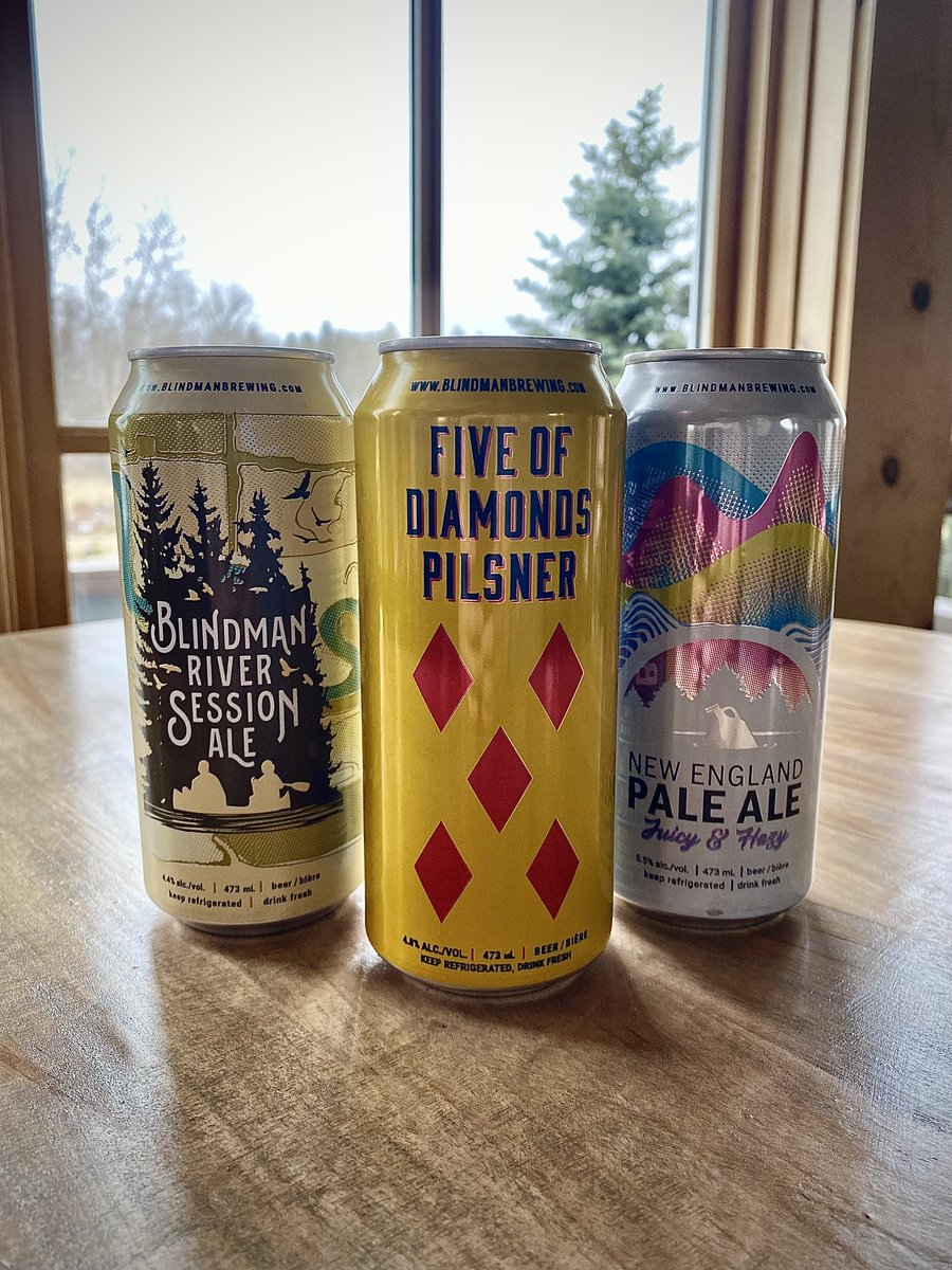 ✨ Beverage Appreciation ✨ Although the weather might not be as beautiful as we’d like heading into May, it’s never the wrong weather to enjoy a beer from Blindman Brewing! We are excited to announce we have added Five of Diamonds to our Craft Beer lineup for 2024!⛳️ #Golf #beer