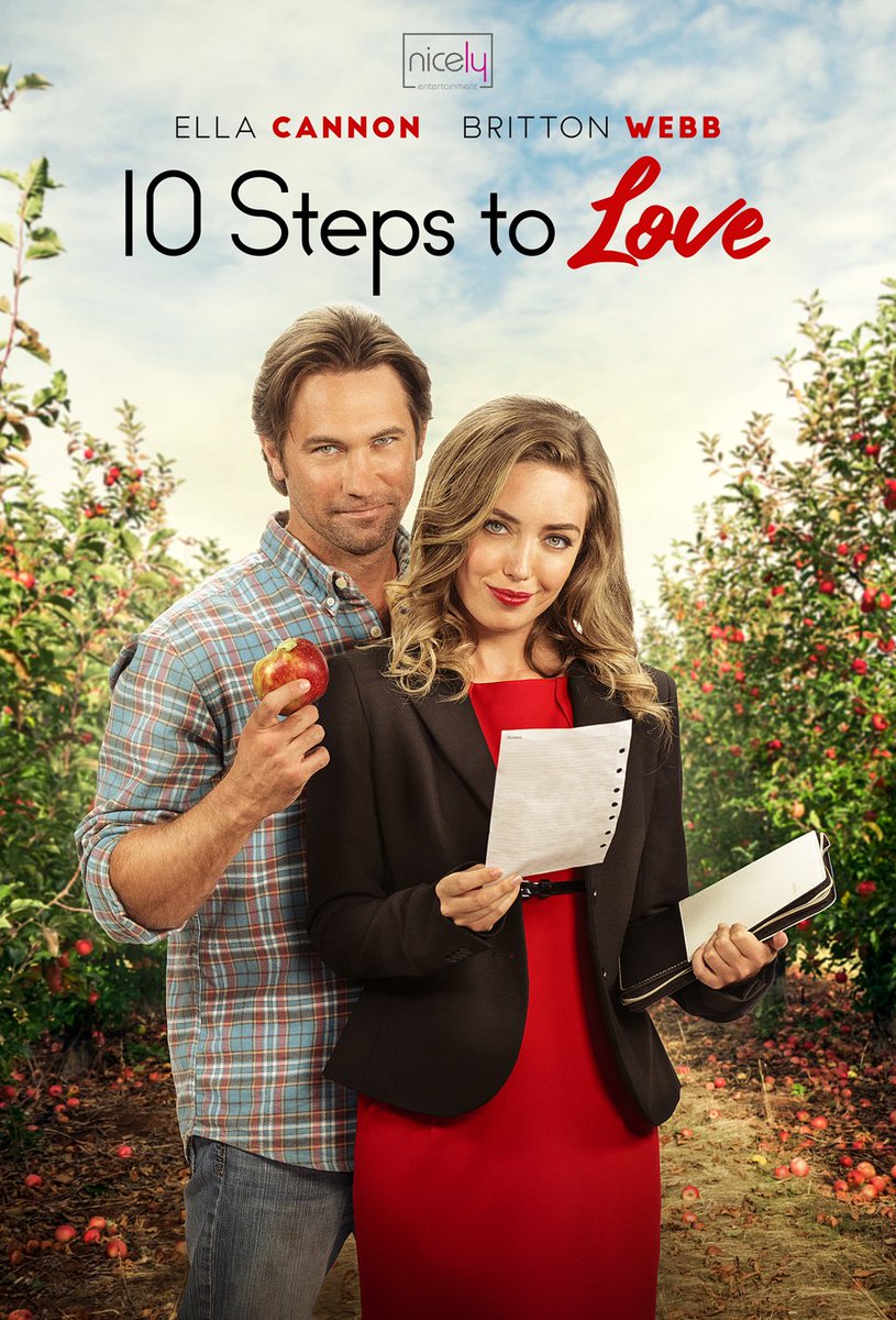 We have more @GAFamilyTV movies Sunday night on
@MeritStMedia - channel 825 on Xfinity! #10StepstoLove with @TheEllaCannon (#PeppermintsandPostcards) & @bwebb_actor airs April 28 at 6:00/5C. This is a fun fall rom-com that I know you will enjoy!  #greatamericanfamily @Nicely_tv