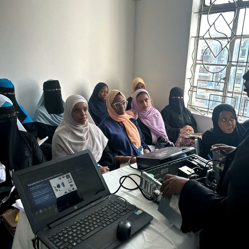On 27th April girls were able to interact with hardware of a computer and be able to do a proper maintenance of computer thanks to ntech training centre for providing such skills to the girls #womeninSTEM #girlsisave