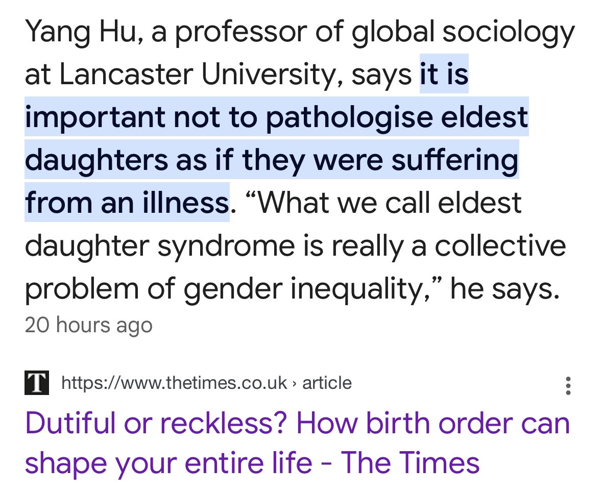 Very happy to speak to The Times @thetimes about the #EldestDaughterSyndrome and happy to see the point in print that we need to tackle domestic gender inequality among children as a collective issue that concerns us all. @LancasterPress @LancasterUni @SociologyLancs