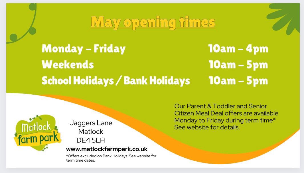 NEW OPENING TIMES❗️ As of Monday 29th April, we will be changing our opening times, see poster for more information 👍👍