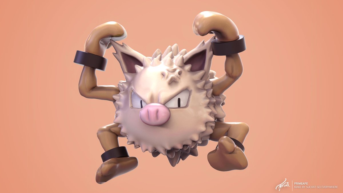 SuchatGo's tweet photo. Primeape...
#Pokemon #PokemonGO #PokemonLegendsZA #zbrush #FYP #toys https://t.co/0yb8QVIZCA