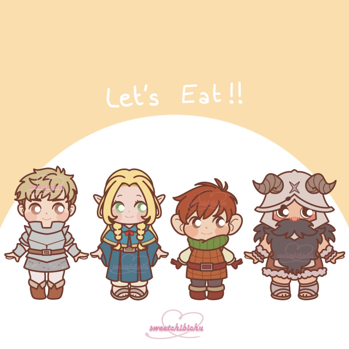 #dungeonmeshi chibis! 🍽️