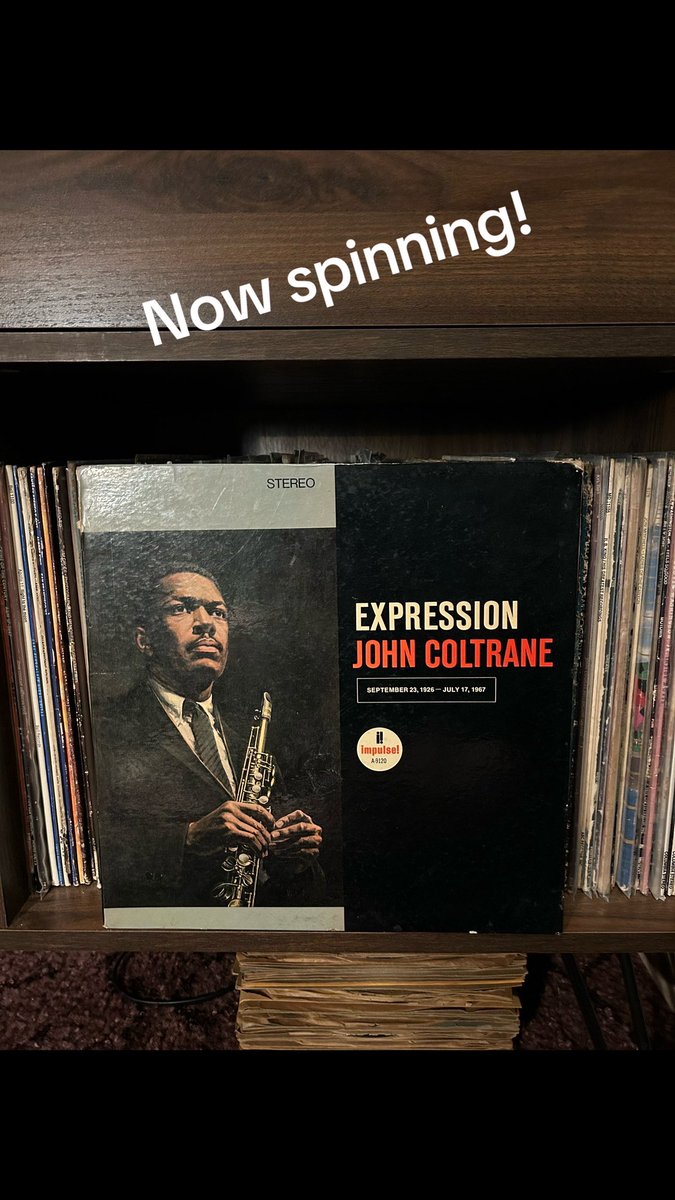 Coltrane now spinning! ……………………. #vinyl #Vinylcommunity #records #vinylcollection #vinylcollector #vinyladdict #vinyljunkie #music #vinylcollectionpost