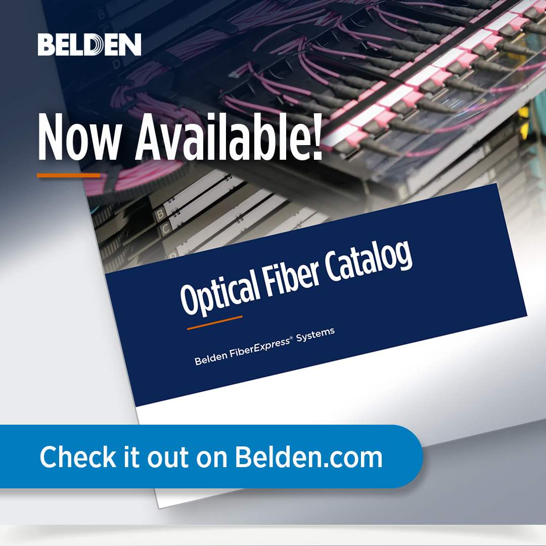 Are you ready to upgrade your #networkinfrastructure? Check out @BeldenInc's interactive flipbook for a comprehensive overview of our cutting-edge #fiberoptic products & solutions. bit.ly/3Psl81C #letsbuildthefuture #Belden