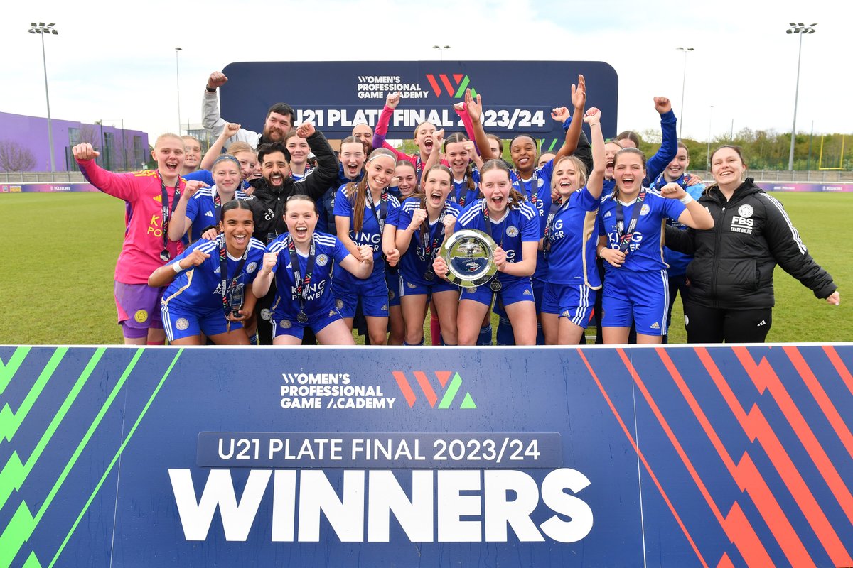 Plate Final Champions! 🏆

Fantastic achievement by our U21 Academy as Ava Baker scored twice in today's 3-0 win over Charlton 🦊