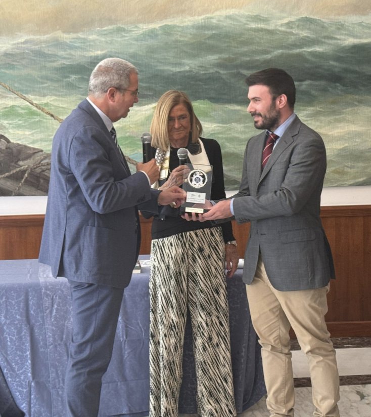 While being awarded the #MarincovichPrize for Nautical literature. Rome, April 18th 2024 #FrancisDrake @editorilaterza
