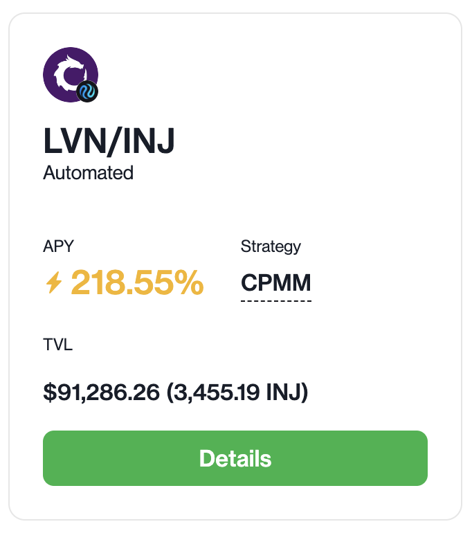 nINJas 🥷 Head over to @MitoFinance and start earning 218% APY on the LVN/INJ Vault. Pair your $LVN & $INJ to start collecting these incredible rewards today! 🔥