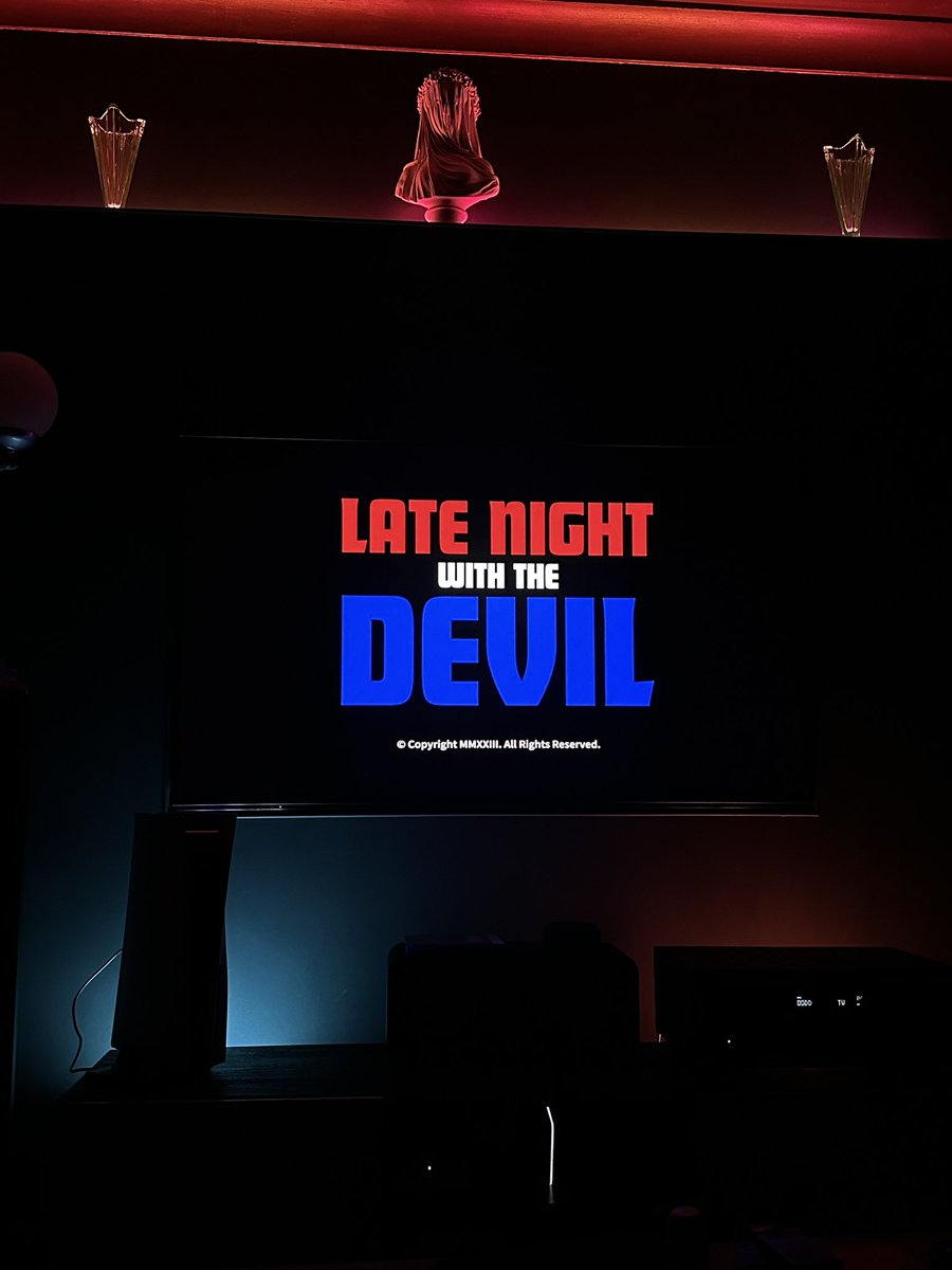 LiddlDevill's tweet photo. Ohhhh this was good! 

#LateNightWithTheDevil #movie https://t.co/v64Hg3rJPp