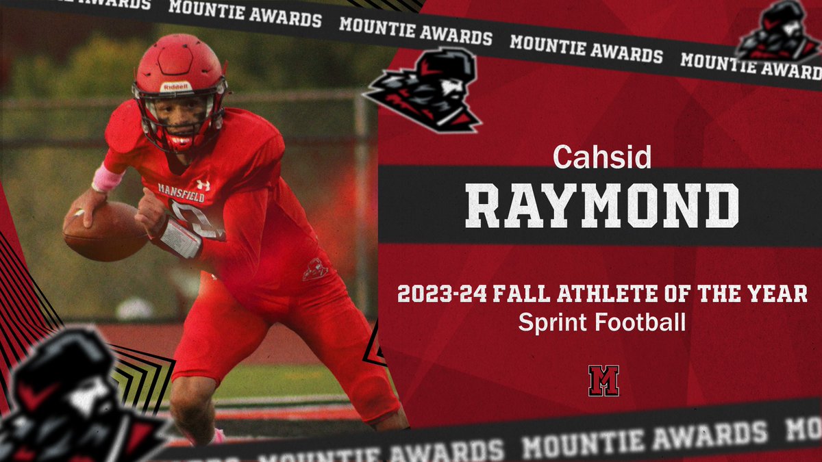 🏆2024 MOUNTIE AWARDS 🏆 And Your Winner for Male Fall Athlete of the Year is... @MansfieldFB's Cahsid Raymond❗️📸