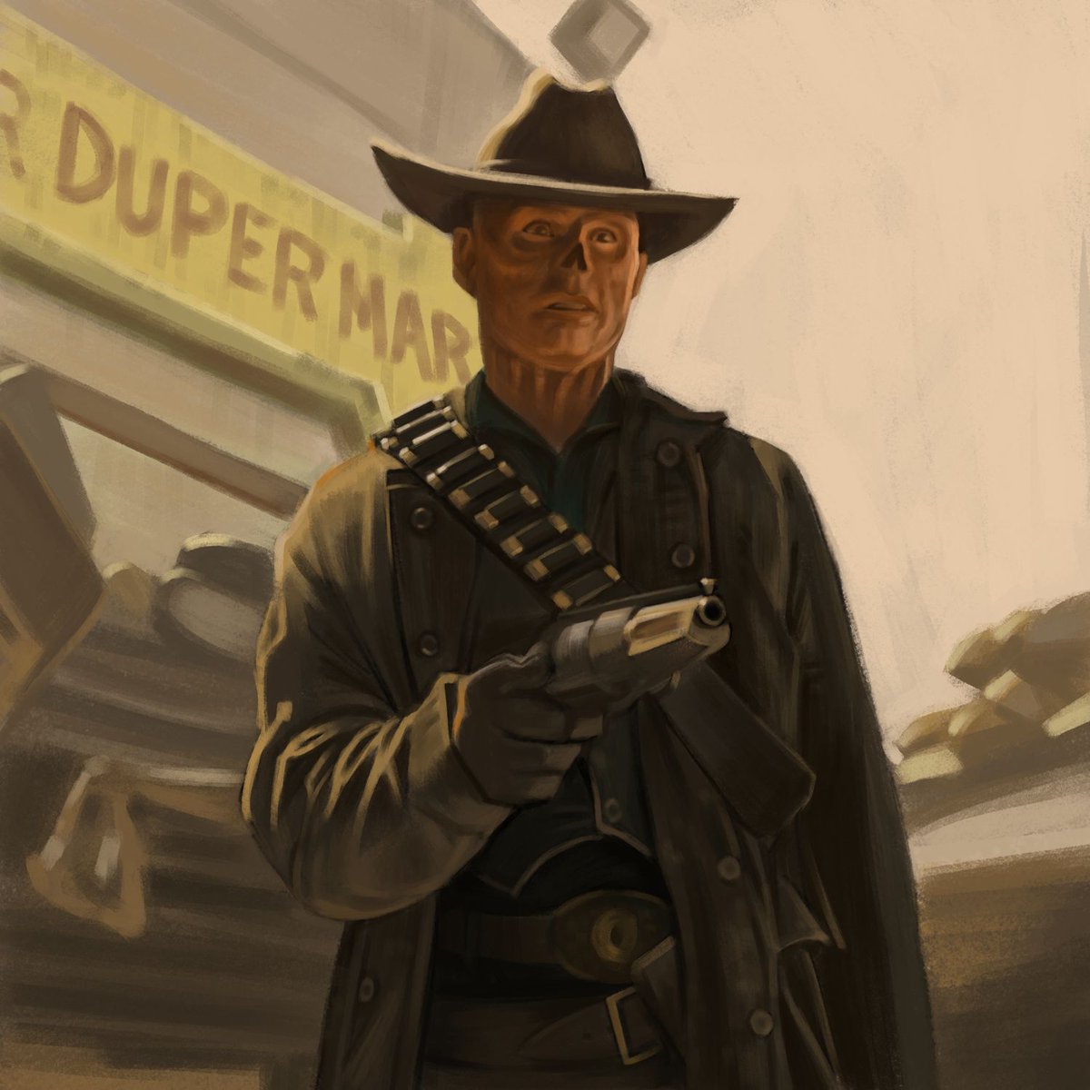 Another Fallout scene study. Obsessed with the Ghoul.
#Fallout #FalloutPrime #cooperhoward #waltongoggins
#theghoul