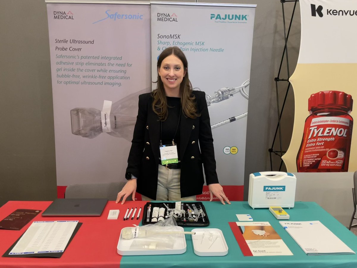 Looking for an echogenic injection needle at #CanadianPain24? 

Stop by and we’ll show you <a href="/Pajunk_Global/">Pajunk_Global</a>’s new SonoMSK needle, now available in 25G &amp; 27G as well as 22G 💉👋🏼