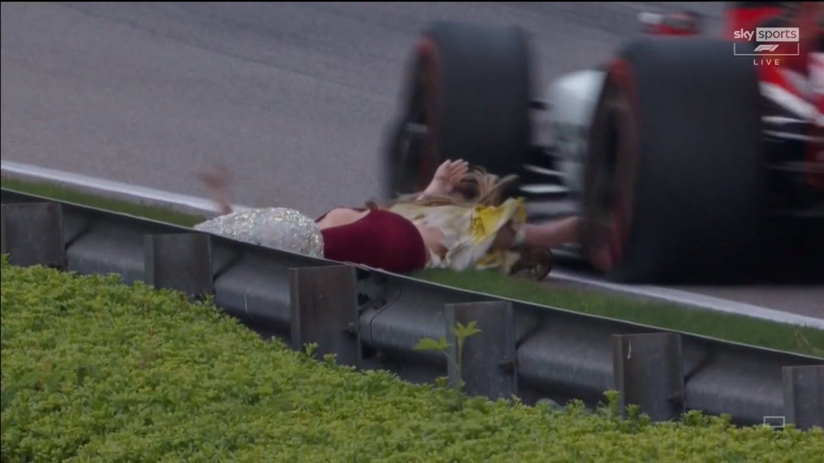 Just when you thought you’d seen everything in motorsport… A mannequin just fell off a bridge and got yeeted by one of the IndyCars