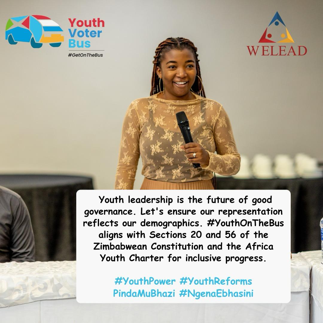 They facepowder their events with our presence which just nothing but rather a stamp to legitimize their programs.
#YouthReforms
#GetOnTheBus
#PindaMuBhazi
#GetOnTheBus
#YouthPower
@weleadteam