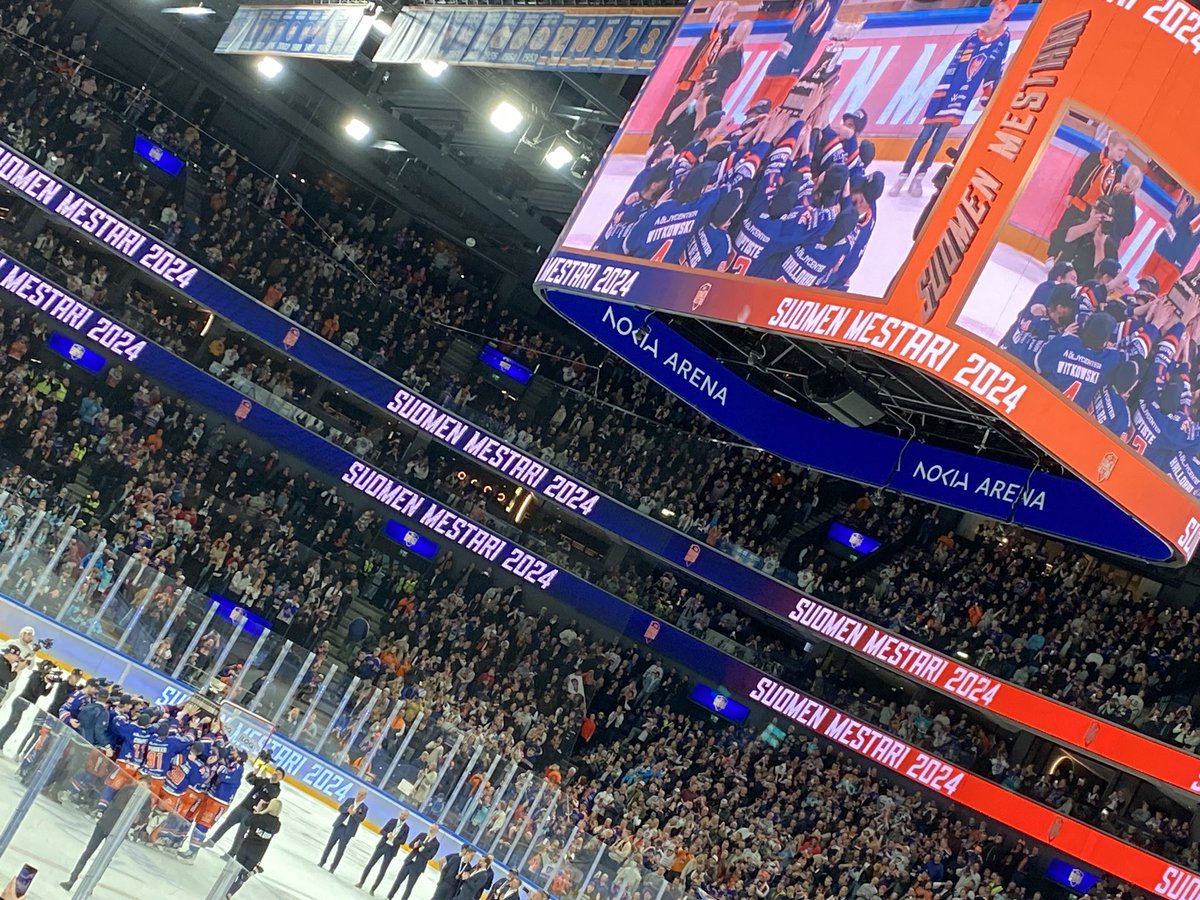 Olihan se, asenteena mestaruus toimi! Kolmas Suomen mestaruus nyt perättäin, 20. seuran historiassa. Onnea! <a href="/Tapparaofficial/">Tappara Tampere</a> on terästä
