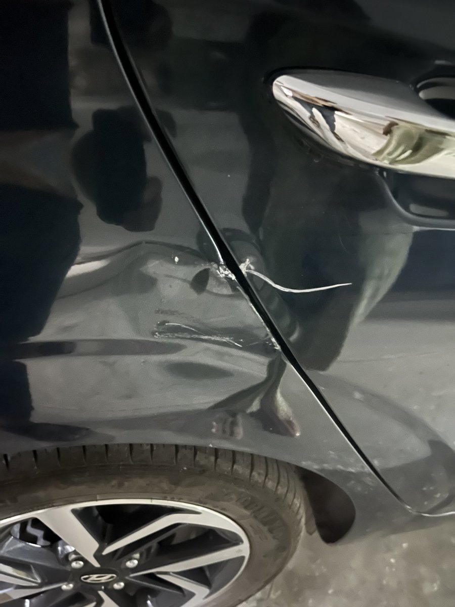 Approximately half an hour ago(11.53pm Sunday night), while I was stopped at the red light on Gachibowli flyover signal on the way to ORR, a cement mixer truck rear-ended my car. Fortunately, as I moved forward, the damage was limited to a deep dent. The driver did not stop to…