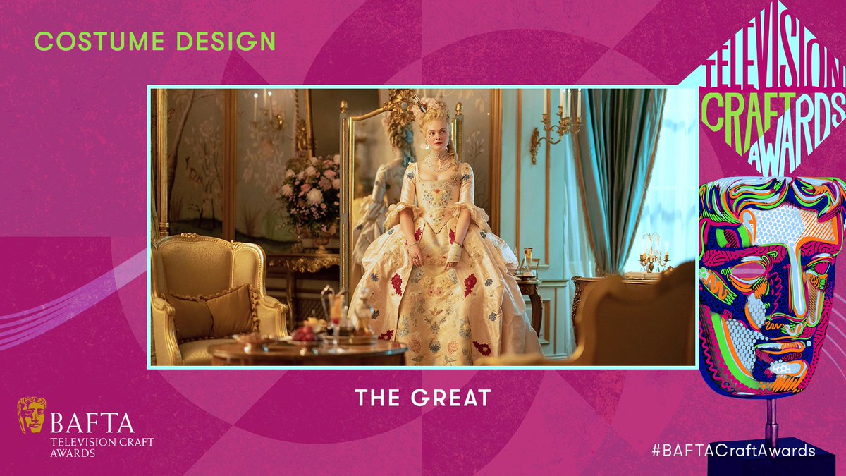 Sharon Long wins the BAFTA for Costume Design for her work on The Great ✨#BAFTACraftAwards