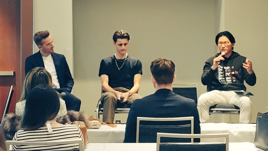 • @thenonstopdan 
• Maxwell Grover of @princeoftravel 
• @realricky 
on the YT panel at the #TravelSummit.