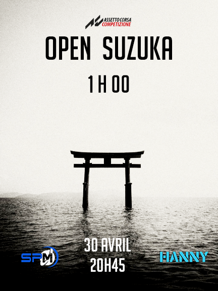 Dans deux jours , notre section ACC reprend ses opens

inscriptions Inscriptions:  
serveurs.tracklimits.fr:8238/championship/7…

Course castée par <a href="/hanny017tv/">Hanny017TV</a> 
Discord discord.gg/6AY39Snj3x

#UniverseisOurs #AssettoCorsaCompetizione