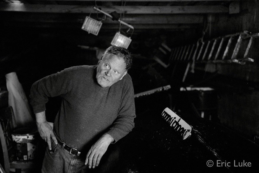 90% of my work is on film. Shooting with a manual camera, natural light, manual focus, manual exposure, and single frame. Slow but rewarding as I’ve been doing it full time and professionally for 50 years. A portrait on Tory Island a couple of years ago… from my old negatives…