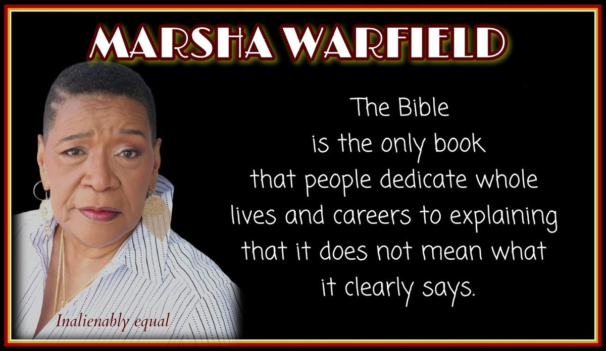 They should rename it 'The Book of Yeah, But...' #ChurchofSHESUS #Sheology #BookofMARSHA #LettheChurchSayWOMAN
