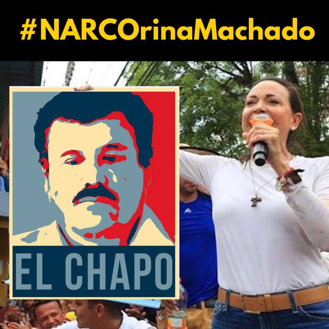 🚨 Hoy María Corina Machado la NARCO-LIDER de la oposición fascista ha demostrado al defender a Óscar Castañeda el mismo que aparece con el uniforme del Cartel de Sinaloa, que es simplemente...
👇🏻👇🏻👇🏻
#NARCOrinaMachado