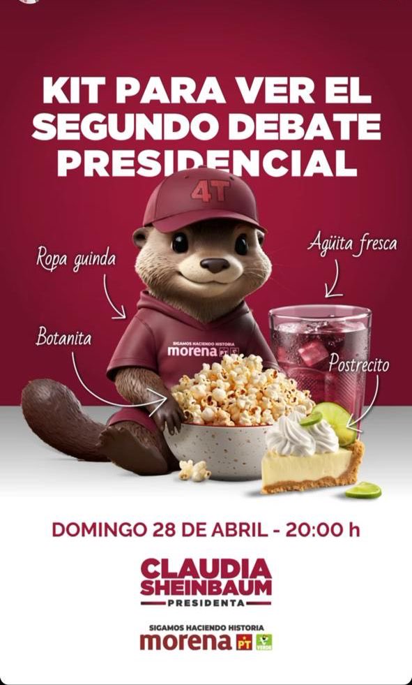 ⁩ #ClaudiaPresidenta preparándose para disfrutar mañana el triunfo de ⁦<a href="/Claudiashein/">Claudia Sheinbaum Pardo</a>