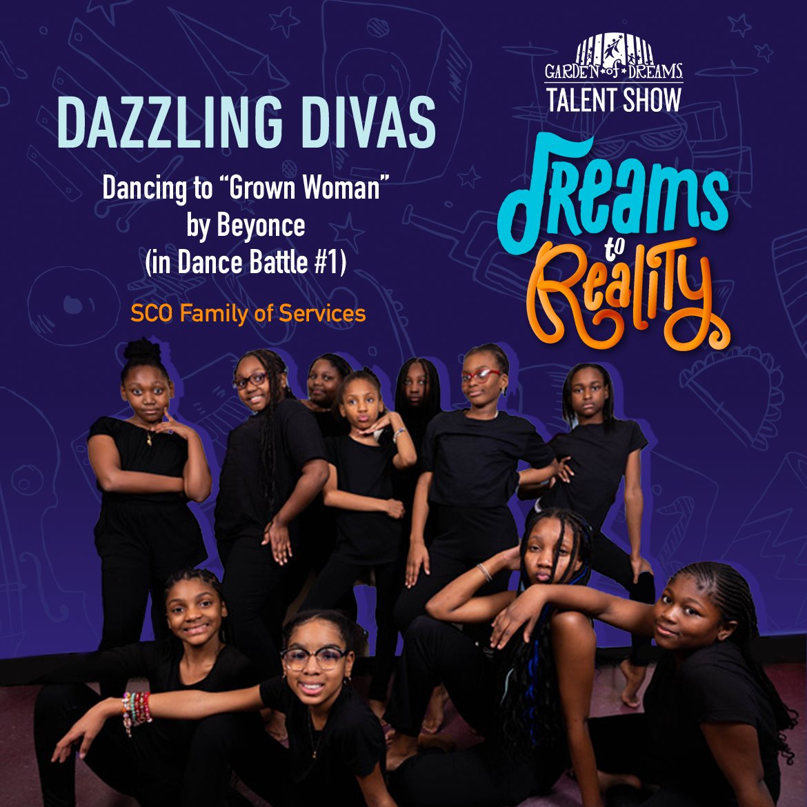 The #GDFTalentShow2024 is 4 days away, and 4 of our acts may be in middle school - but there's nothing middling about their talent! Check them out and watch #DreamsToReality transpire on stage at @RadioCity on May 2! Link to request free tickets here: bit.ly/4ddCpFJ 🌟