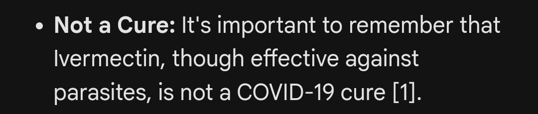 @barnes_law The fearmongering against ivermectin, as well as Hydroxychlroquine was clearly deliberate. Zinc is of course proven to aid in colds, which many people referred Covid as during the Plandemic, so we don't even need to get into that one.