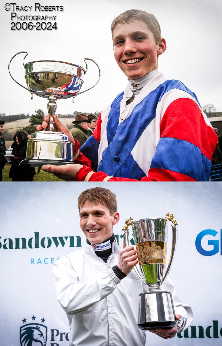 TurfPix's tweet image. From point to point rider 2015 to champion Jump Jockey 2024. Congratulations @CobdenHarry