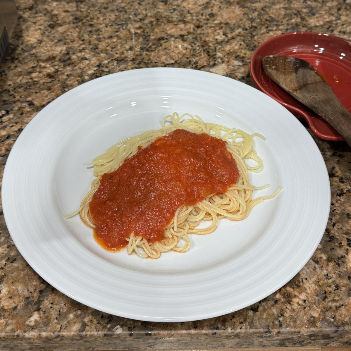 I love Italian food! Lisa made baked Parmesan Chicken w Spaghetti for dinner last night. Yum! How do you like yours??