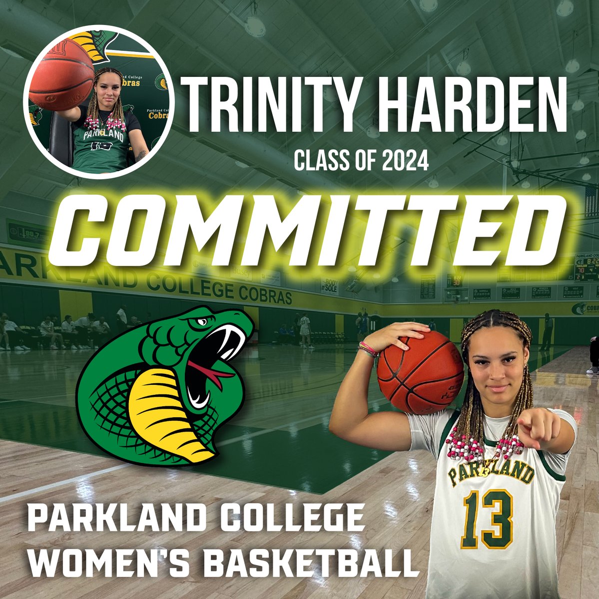 Join us as we welcome Trinity Harden to Cobra Nation! Welcome to the family Trinity! 
<a href="/JeanDemosthenes/">Jean H. Demosthenes</a> <a href="/Sports4daGirls/">Śports4daGirls 🥇</a>