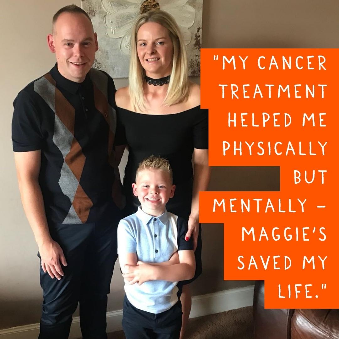 'Every session I had with Maggie’s helped me to feel better.' Nicola was diagnosed with bowel cancer at 32. She shares how she struggled with the effects of treatment and how Maggie's supported her in feeling better: brnw.ch/21wJgha #BowelCancerAwarenessMonth