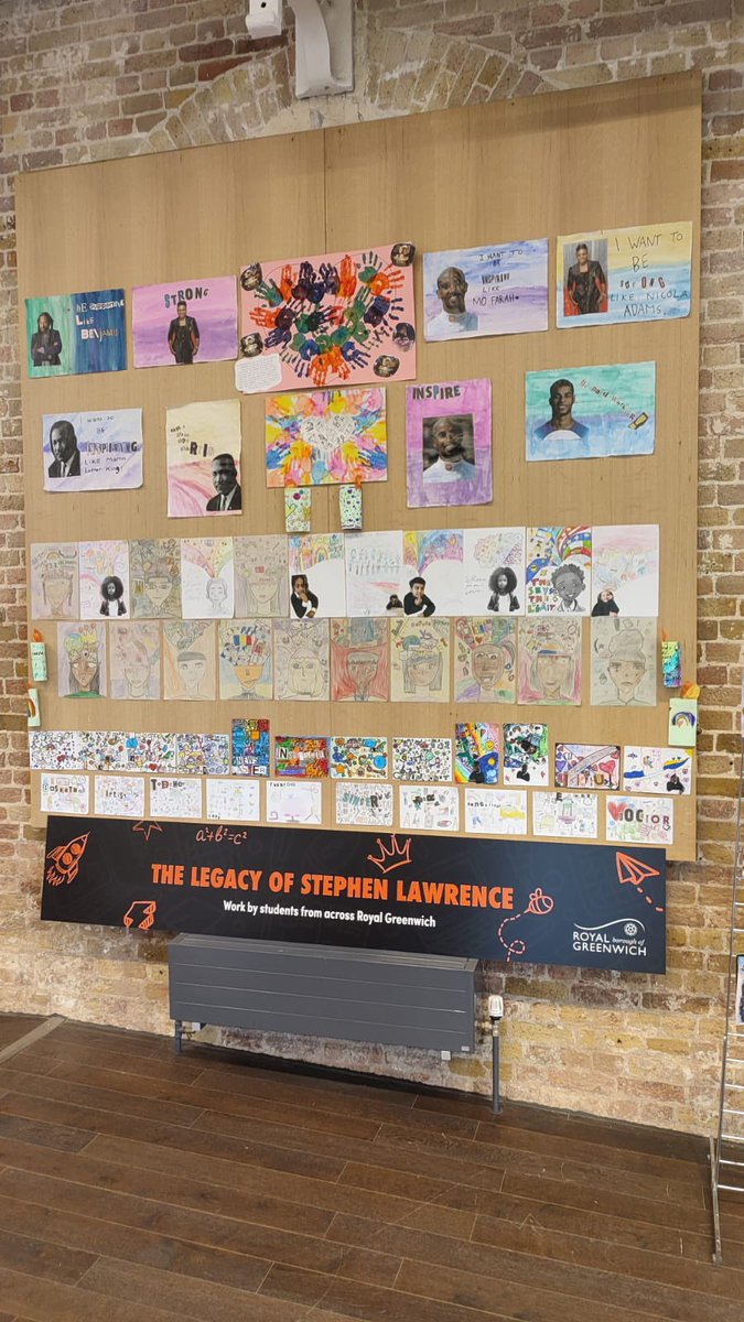 Discovery_Y4's tweet photo. ๐ค๐งก Stephen Lawrence Gallery๐งก๐ค
A huge achievement ๐ for our amazingly creative ๐จ and talented Discovery ๐ pupils who showcased their stunning ๐ artwork ๐ผ๏ธ in memory of Stephen Lawrence ๐ชฝ
#Year4 #DPS #Legacy #ForStephen #Proud @sldayfdn @DLawrenceOBE @woolwich_works https://t.co/VyfECb3q8B