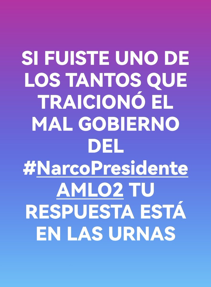 Ya está listo el camino por el que se va a ir a La Chingada el #NarcoPresidenteAMLO2.