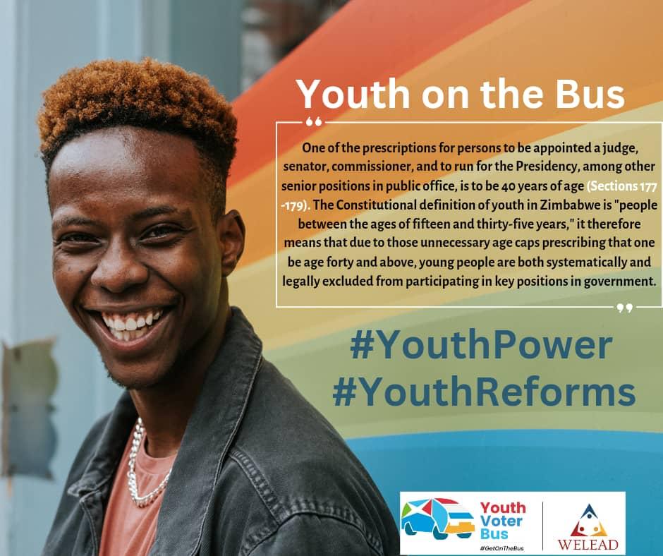 Why can't there be a ceiling for president age. We are tired of Ageist political culture. #YouthReforms #GetOnTheBus #YouthPower @weleadteam,