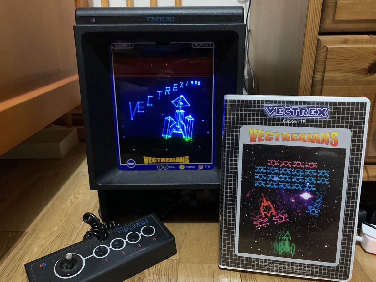 Hey folks hope we all had a good weekend 🍻 Latest Vid is live on the channel & we take a look at my recent #Vectrex pick up Vectrexians 🤟👇 Vectrexians - The Awesome Galaxian port for the Vectrex youtu.be/nfq7AlHv-j4