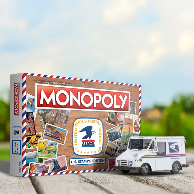 bit.ly/3YyfLBn #monopoly #boardgames #modelkits #giftideas #giftsforkids #familygamenight #USPS #USPSEmployee