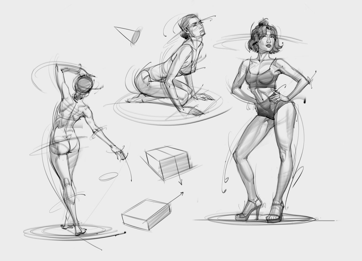 Morning figure drawings! Trying to get back into the habit of doing 5 pages of drawing a day:) #figuredrawing #sketching #gesturedrawing #lineart #shading #anatomy #humananatomy #doodles #posereference #female #contraposto #gottogetbetter #figurativeart #drawing #art