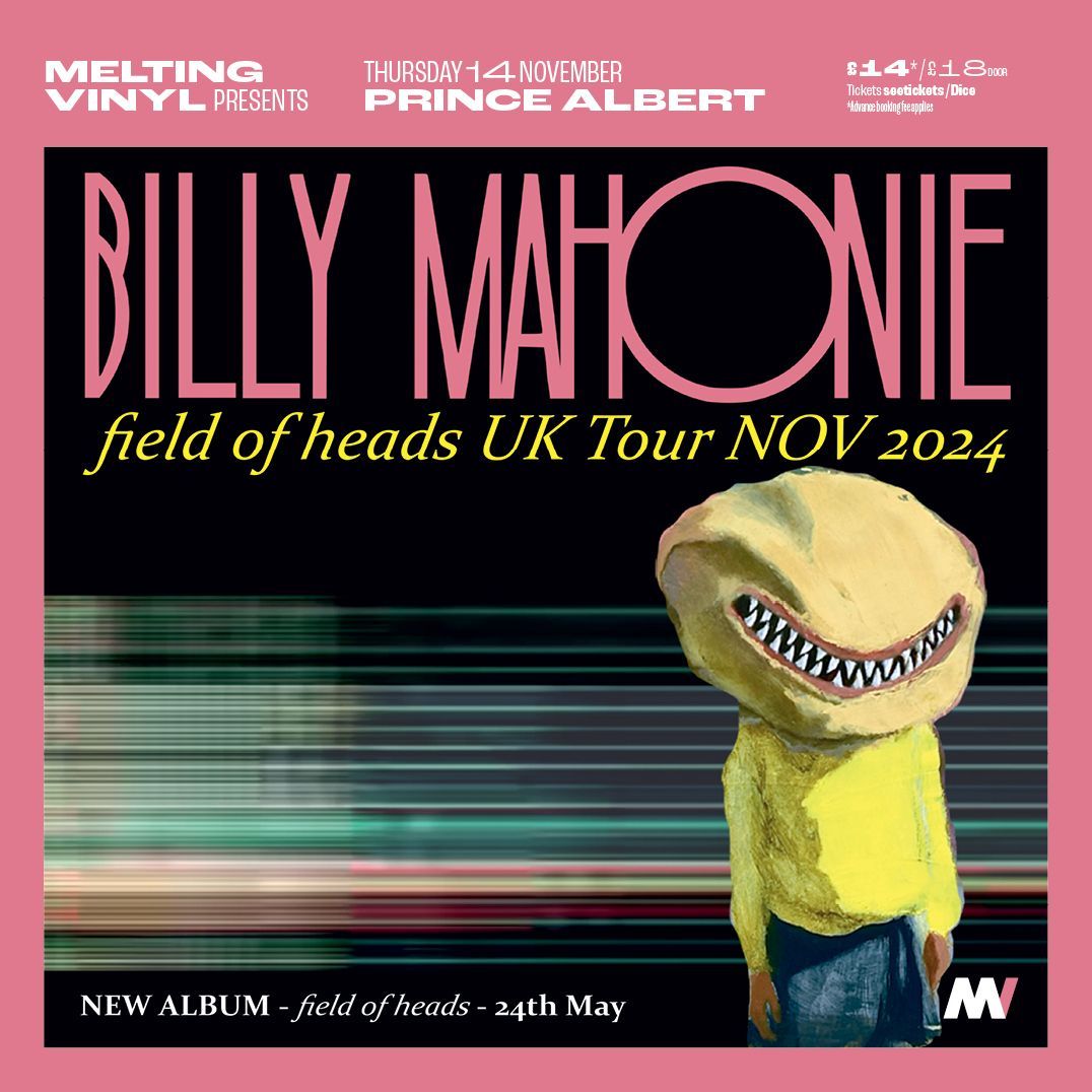 📣 Billy Mahonie @billymahonie + special guests play The Prince Albert, #Brighton on Thurs 14th Nov. Instrumental rock at its finest; the band members have never felt so stoked to get out on the road. Find out more and purchase tickets 🎟 via: bit.ly/MeltingVinylTi…