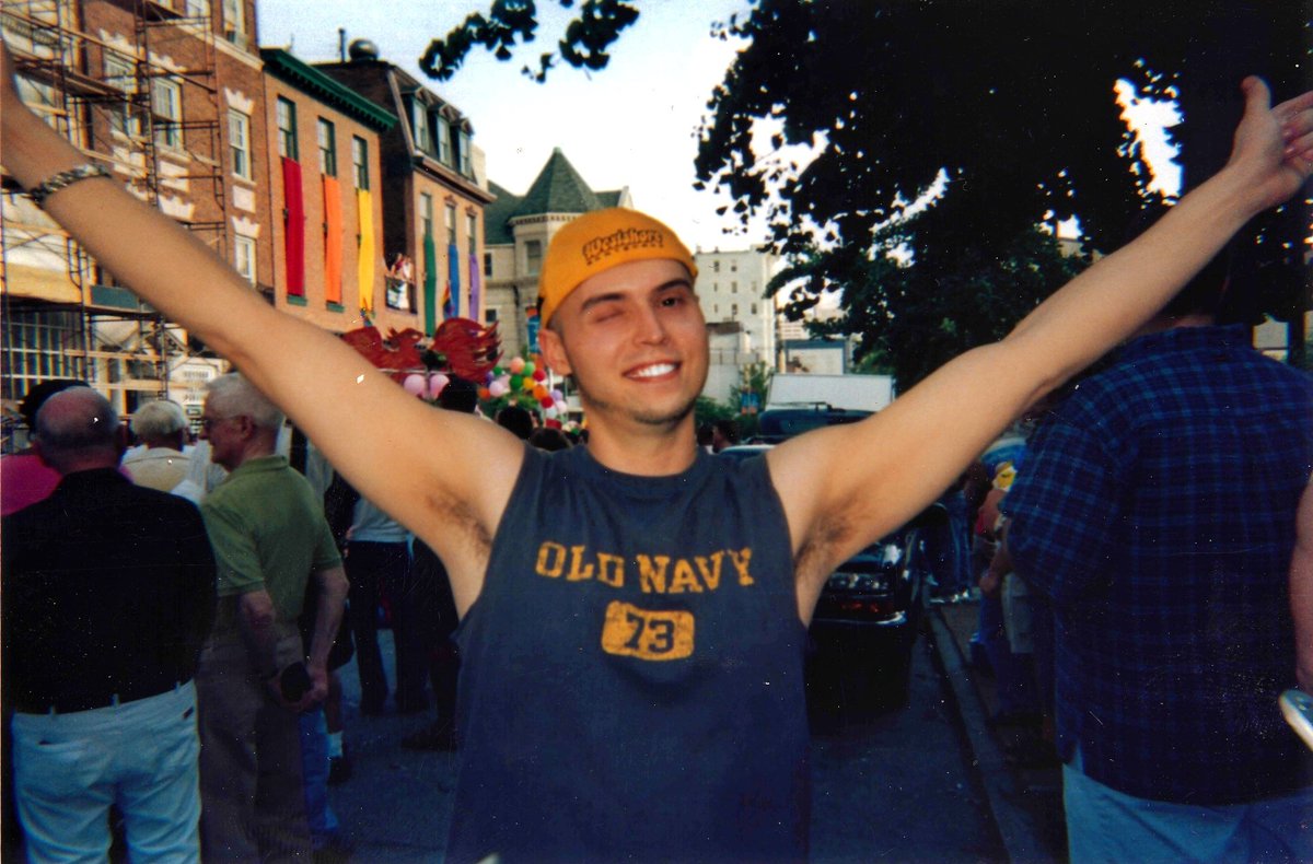 My first #PRIDE 1999! 

Retweet with your first pride pics!
#happypride #PrideMonth #pride2024