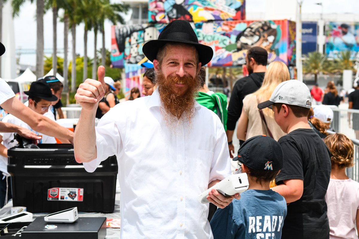 Passover at the Park with @Marlins. ✡️ #HomeOfBeisbol