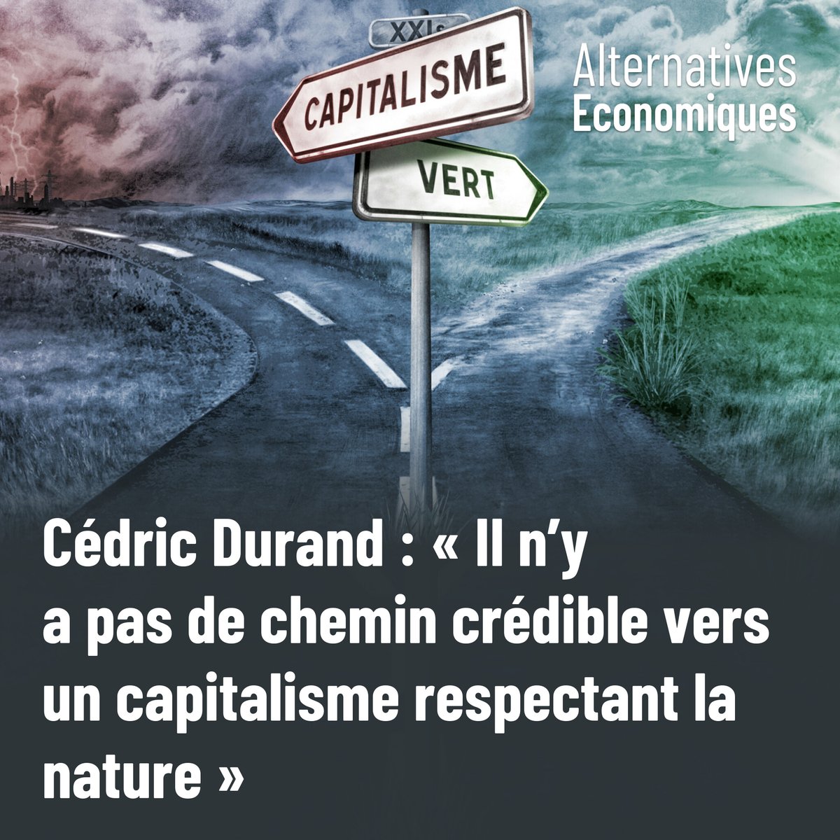 Pour l’économiste Cédric Durand, la bifurcation écologique sera anticapitaliste ou ne sera pas. Dans son dernier livre, il trace une voie qui s’écarte radicalement de l’idée d’une simple transition. ➡️ altereco.media/cSc