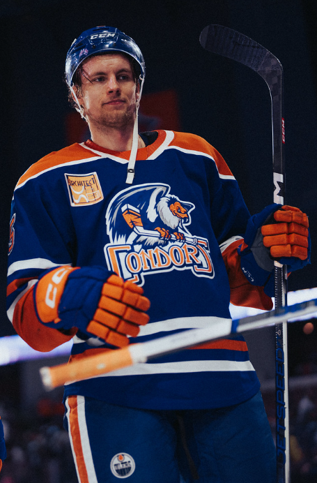 Welcome back to OilCountry from CondorsTown, Philip Broberg!

(It's been a re-calling several times, now. Here he is Finally to stay, we are hoping in Edmonton for the long haul, never going back down to the AHL)