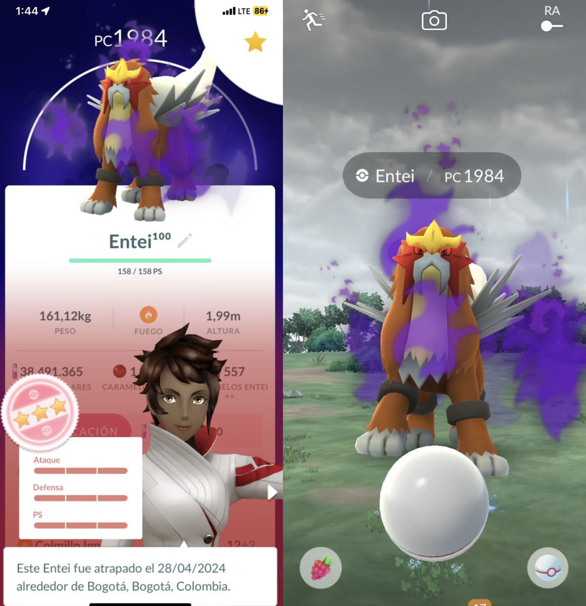 JuanTl50's tweet image. Entei💯
Shadow Hundo

#PokemonGo
#ShadowEntei